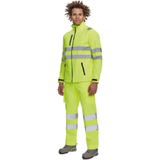 Cerva Murcia Láthatósági Softshell Kabát HV Sárga - 3XL láthatósági ruházat