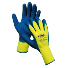 Cerva Nightjar téli kesztyű, akril latex (kék/sárga, 11)