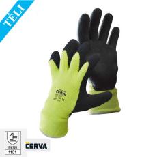Cerva PALAWAN Téli mártott védő kesztyű sárga