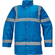 Cerva SEFTON bélelt HiVis kabát (royal kék, L)