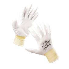 Cerva Védőkesztyű fehér mártott HS-04-003 PE/PU 11 védőkesztyű