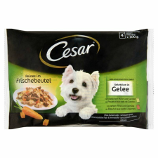 Cesar alutasak 4 pack válogatás aszpikban kutyaeledel