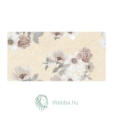  Cesarom Reale fürdőszoba/konyha dekorációs csempe , matt, kőutánzat, virágmintás, 25 x 50 cm csempe