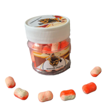 CFB 2in1 Fluo oldódó Wafters 20 g - Eper Tintahal - Fehér Piros - Választható Méret csali