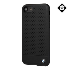 Cg mobile Apple iPhone SE 3 (2022) bmw m műanyag telefonvédő (valódi bőr hátlap, lyukacsos) fekete tok és táska