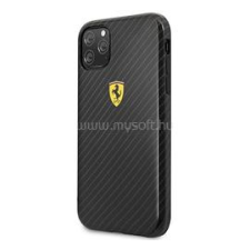Cg mobile FERRARI Scuderia műanyag telefonvédő (karbon minta) FEKETE (FESPCHCN58CBBK) tok és táska