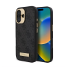 Cg mobile GUESS 4G LOGO PLATE szilikon telefonvédő (textil hátlap, MagSafe) FEKETE Apple iPhone 16 Plus (GUHMP16MU4GPRK) (GUHMP16MU4GPRK)