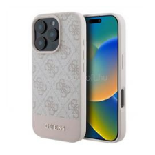 Cg mobile GUESS 4G STRIPE műanyag telefonvédő (textil hátlap) RÓZSASZÍN (GUHCP16XG4GLPI) tok és táska