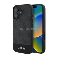 Cg mobile GUESS 4G STRIPE műanyag telefonvédő (textil hátlap) SÖTÉTSZÜRKE (GUHCP16SG4GLGR) tok és táska