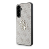 Cg mobile GUESS PU 4G METAL LOGO CASE műanyag telefonvédő (ütésállóság, bőr hatású hátlap) RÓZSASZÍN Samsung Galaxy A56 5G (SM-A566)