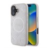 Cg mobile GUESS SAFFIANO PEONY CLASSIC LOGO szilikon telefonvédő (ütésállóság, bőr hatású hátlap, MagSafe) RÓZSASZÍN Apple iPhone 16 (GUHMP16SPSAPSMEP) (GUHMP16SPSAPSMEP)