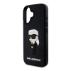 Cg mobile KARL LAGERFELD 3D RUBBER IKONIK szilikon telefonvédő (ütésállóság. 3D) FEKETE