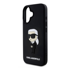 Cg mobile KARL LAGERFELD 3D RUBBER IKONIK szilikon telefonvédő (ütésállóság. 3D) FEKETE tok és táska