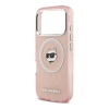 Cg mobile KARL LAGERFELD IML CHOUPETTE HEAD LOGO MAGSAFE szilikon telefonvédő (ütésállóság, kameravédő, MagSafe) RÓZSASZÍN (KLHMP17LHMKBCHOP)