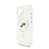 Cg mobile KARL LAGERFELD IML K&amp;CH HEADS METAL FRAME MAGSAFE szilikon telefonvédő (ütésállóság, kameravédő, MagSafe) ÁTLÁTSZÓ (KLHMP17SHLSKCH)