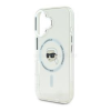 Cg mobile KARL LAGERFELD IML KARL HEAD METAL FRAME MAGSAFE szilikon telefonvédő (ütésállóság, kameravédő, MagSafe) ÁTLÁTSZÓ (KLHMP16SHLSKIH)