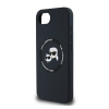 Cg mobile KARL LAGERFELD LIQUID SILICONE K&CH HEADS MAGSAFE szilikon telefonvédő (ütésállóság, MagSafe) FEKETE Apple iPhone 16e