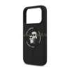 Cg mobile KARL LAGERFELD LIQUID SILICONE KARL AND CHOUPETTE MAGSAFE szilikon telefonvédő (ütésállóság, MagSafe) FEKETE (KLHMP17XSCMKCRHK)