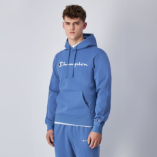 Champion Big Logo Fleece kapucnis pulóver Blue L