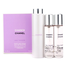 Chanel Chance Eau Tendre, edt 3x20ml Twist and Spray parfüm és kölni