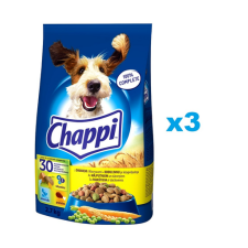 Chappi 3x2,7 kg - száraz kutyatáp baromfival és zöldségekkel kutyaeledel