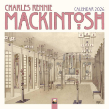  Charles Rennie Mackintosh Wall Calendar 2026 (Art Calendar) naptár, kalendárium