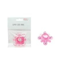 Charmly Toy Charmly Super Cock Ring Pink No. 2. péniszgyűrű