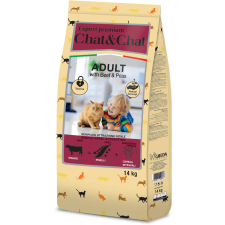 Chat &amp; Chat Adult Beef &amp; Peas 14kg macskaeledel