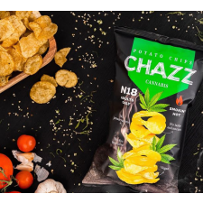 Chazz Cannabis Jalapeño ízű burgonyachips 90g előétel és snack