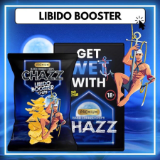 Chazz Chazz Libido Booster Chips férfiaknak díszdobozban 50g potencianövelő