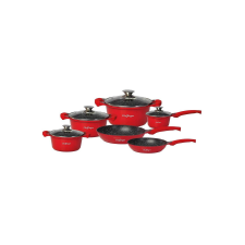 Cheffinger 10 részes tapadásmentes bevonatú edénykészlet Red edény