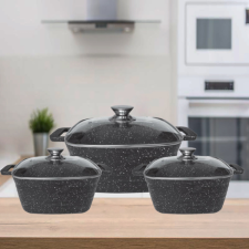 Cheffinger CF-SQC01 6 részes négyzet alakú edényszett edény