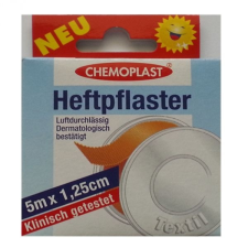 Chemoplast ragtapasz 5m x 1,25cm 5m elsősegély