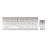 Cherry DW 8000 vezeték nélküli német billentyűzet + optikai egér ezüst-fehér (JD-0310DE) (JD-0310DE)