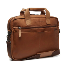 CHESTERFIELD VERONA konyak színű két fogós,  laptoptartós aktatáska 15" C40-1085-31 számítógéptáska
