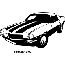 Chevrolet camaro z28 autó dekoráció