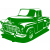 Chevrolet Task Force 85cm x 58cm zöld