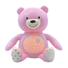 Chicco Baby Bear plüss maci projektorvetítö és éjszakai lámpa rózsaszín éjjeli fény