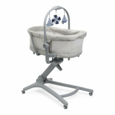 Chicco Baby Hug Pro 5in1 bölcső, pihenőszék, etetőszék, szék - Beige Latte kiságy, babaágy