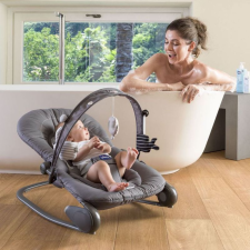Chicco Chicco Hooplá 0-18 kg kétfunkciós pihenőszék Titanium pihenőszék, bébifotel