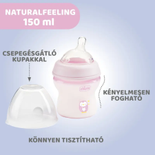 Chicco Chicco NaturalFeeling 150 ml cumisüveg újszülöttkorra normál folyású cumisüveg