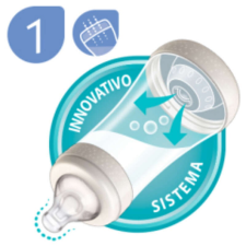 Chicco Chicco Perfect5 biofunkcionális cumisüveg 150 ml lassú folyású 0h + kék cumisüveg