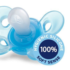 Chicco Chicco Physio Comfort szilikon cumi, 1db, 0-6 hó kék cumi