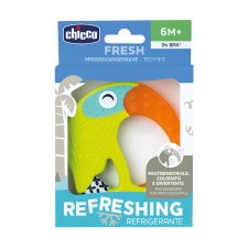 Chicco Fresh Funny hűsítő rágóka textilpánttal fogzási időszakra rágóka