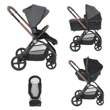 CHICCO Kočík kombinovaný 3v1 Mysa Black Satin babakocsi