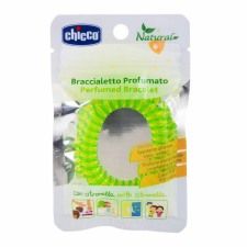  Chicco Natural Bracelet - illatosított karkötő 1 db citronellával illatosított, vízálló kreatív és készségfejlesztő