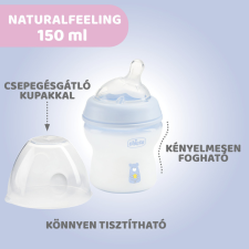 Chicco NaturalFeeling 150 ml cumisüveg újszülöttkorra normál folyású cumisüveg