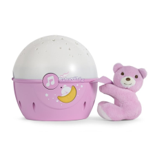 Chicco Next2 zenélő projektor pink bébijáték kiságyra