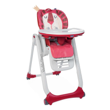 Chicco Polly 2 Start dönthető etetőszék, állítható szélességgel - piros etetőszék