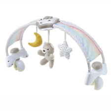Chicco Rainbow Sky kiságy játékhíd és éjszakai fény elemes - Grey bébijáték kiságyra